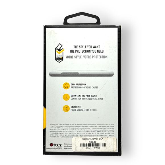 Otterbox Symmetry Case for iPhone Xs Max, Black - Picture 3 of 4